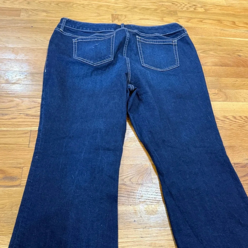 Torrid First At‎ Fit Relaxed Boot Jeans 18R Dark Wash Blue Denim